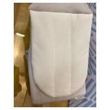 Aromacore Sleeping Back Support Pillow, Adjustable Lumbar Support Cushion with Ergonomic Curve, Breathable Ice Silk Cotton, 360  Wraparound Design for Bed, Office Chair & Car Seat (Gray White)