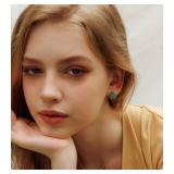 Disco Ball Earrings 925 Stering Silver Post 18K Gold Plated CZ Micro Pave Dainty Round Gold Stud Huggie earrings for Women