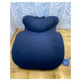 Memory Foam Ergonomic Rest Pillow : Prone Pillow for Sleeping, Reading Pillow for Bed, Targeted Support for Back Pain, Acid Reflux and Sitting Up, Ideal for Massage, with Washable Cover