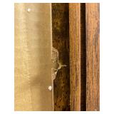 Flip Top Record Player Stand, Large Turntable Stand Holds up to 150+ Albums, Vintage Mid Century Record Player Table, Stereo Cabinet with Open Storage, for Living Room, Bedroom, Rustic Brown