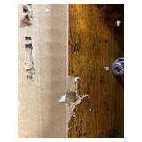 Flip Top Record Player Stand, Large Turntable Stand Holds up to 150+ Albums, Vintage Mid Century Record Player Table, Stereo Cabinet with Open Storage, for Living Room, Bedroom, Rustic Brown