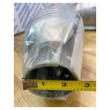 2.5" Universal Catalytic Converter, 2.5 Inch Inlet/Outle Cat Converter with O2 Port and Heat Shield (EPA Compliant), Set of 2