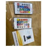 Ocean Wave Projection Lamp, 16 Color RGB Mood Light with Remote, 3D Water Ripple Night Light for Kids Room, Meditation, Yoga, Home Decor(2 Pcs)