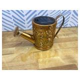 Christmas Santa Solar Kettle Lights, Solar Garden Watering Can Lights with Cascading Lights, Waterproof Hanging Metal Outdoor Lantern Decorations for Garden Patio Porch Yard (Warm)