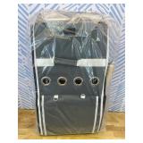 Retails for $125! Birds Day Cockatoo Carrier Backpack-Parrot Travel Cage with Wooden Perch and Food Bowl, Stainless Steel Tray (Charcoal Gray, Cockatoo & Similar)