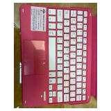 Touchpad Keyboard Case for iPad (A16) 11th 10th Generation, 360 Rotation Cover with Pencil Holder Wireless Backlit Detachable Keypad for iPad 11 inch 2025/10 Gen 10.9" 2022 Watermelon Red