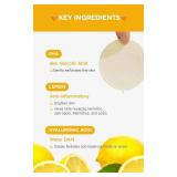 DERMALOGY by NEOGENLAB Bio-Peel Gauze Peeling Pads (Lemon, 30 pads) - Exfoliating & Brightening Peeling Pad with PHA & Lemon & Lemongrass - Korean Skin Care
