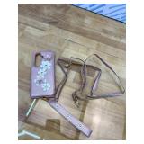 for Samsung Galaxy Z Fold 7 Wallet Case Leather Built-in Flip Card Holder Freshness Small Flower Pattern Crossbody Strap Wallet case for Galaxy Z Fold 7 Rose Gold