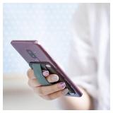 Sinjimoru Phone Grip Card Holder with Flap, Adhesive Card Holder, Finger Strap for Phone, Sinji Pouch B-Flap