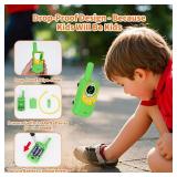 Walkie Talkies for Kids, Birthday Gifts for Boys Girls,Family Games Outdoor Hiking CampinKid Gift Toy Age 3-12 Camping Hikingg (Green)