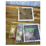 Genius maker Diamond Art Kits with Frame, 5D Diamond Art Kits, Unicorn Diamond Gem Art for Girls Boys, Diamond Dots Kits, Painting Arts and Crafts for Home Wall Decor(7x7inch)