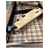 Retails for $138! FLEXIMOUNTS 4x8 Overhead Garage Storage Rack, Adjustable Organization System, Heavy-Duty Metal Ceiling Racks, 750lbs Weight Capacity, Black, Classic Series