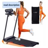 Retails for $140! Walking Pad Treadmill with Incline, 2026 Upgrade Portable Treadmill with Handles for Home Small, 3.5HP Small Walking Pad with Handle Bar, 0.6-10.0MPH, 400LBS