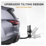 $130 TANX 2-Bike Hitch Mount Rack for E-Bikes, 160 lb Capacity