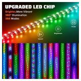 $80 Ehaho 2 Pack 3ft Whip Lights with Spring Base, App & Remote LED