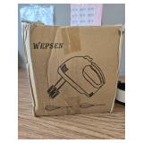 Hand Mixer, 5-Speed with 4 Nesting Stainless Bowls, 200W