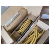 $46 Metal Arch Backdrop Stand Set of 3 (4ft/5ft/6ft) Gold with Nails