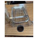 $47 HOWDIA Stainless Steel 2-Tier Over-the-Sink Dish Drying Rack