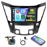 $137 Android Car Stereo 9" 4+64GB for Hyundai Santa 2010-2015 CarPlay