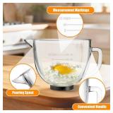 $56 Glass Mixer Bowl for KitchenAid 4.5-5 Qt Tilt-Head Stand Mixers
