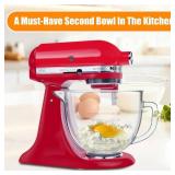 $56 Glass Mixer Bowl for KitchenAid 4.5-5 Qt Tilt-Head Stand Mixers