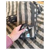 $55 18-Piece Brown Cabana Stripe Family Towels Set with Hanging Loop