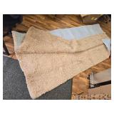$60 Beige Fluffy Rug 8x10 ft - Ultra Soft Shag Rug, 1.7" Thick