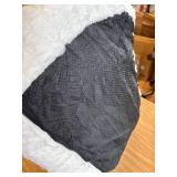 Square Self-Warming Cat Bed with Pillow, Orthopedic Plush Bed