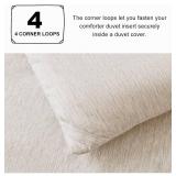 $50 CozyLux King Size Comforter Set - 3 Pieces, Beige
