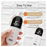 $50 Queen Heated Mattress Pad with Dual Control, 6 Heat Settings Timer