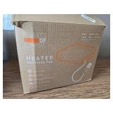 $50 Queen Heated Mattress Pad with Dual Control, 6 Heat Settings Timer