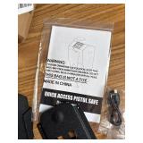 $95 HARDROCK Gun Safe for Pistols, Biometric Wall-Mounted Handgun
