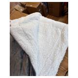 Bedsure Sherpa Fleece Blanket, Thick and Warm, Grey, 60x80