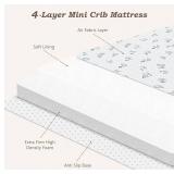 Pack and Play Mattress Pad Trifold 38x26 with Removable Cover