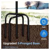 Daoeny 100W Heated Bird Bath with Thermostat, 5-Prong Metal Base