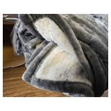 $80 Bedsure Electric Blanket Queen, Dual Control, Grey (84x90)