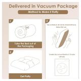 EHEYCIGA Fluffy Dog Crate Bed for Medium Dogs, Plush Faux Fur