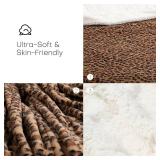 $50 LUXIAN Electric Heated Blanket Queen 84x90, 9-Heat & Auto-Off