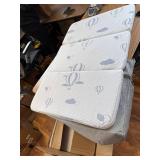 Trifold Pack and Play Mattress 38x26 2-Inch High-Density Foam