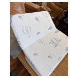 Trifold Pack and Play Mattress 38x26 2-Inch High-Density Foam