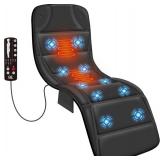 $73 CILI Massage Mat Body Pad with 10 Vibration Motors, Back Massager