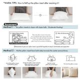 MIULEE 18x18 Inch Pillow Inserts Pack of 2, Decorative Cushions