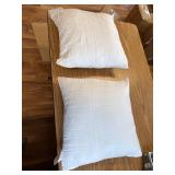 MIULEE 18x18 Inch Pillow Inserts Pack of 2, Decorative Cushions