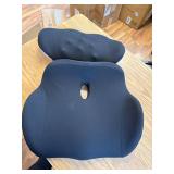 EVGATSAUTO Premium Memory Foam Lumbar Chair Back Support Cushion