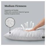$90 Beautyrest Luxury Goose Down Pillows King, 1pc, Medium Firm