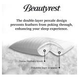 $90 Beautyrest Luxury Goose Down Pillows King, 1pc, Medium Firm