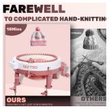 $80 SENTRO 48 Needle Knitting Machine, Knit Loom with Row Counter