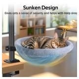 Adjustable Cat Desk Bed Attachment - Sunken Hammock Desk - 50lb