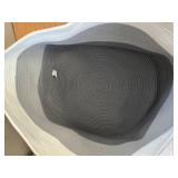 OIAHOMY 90L Blanket Basket, 23x23x13, Laundry Hamper, Dark Grey