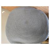 OIAHOMY 90L Blanket Basket, 23x23x13, Laundry Hamper, Dark Grey